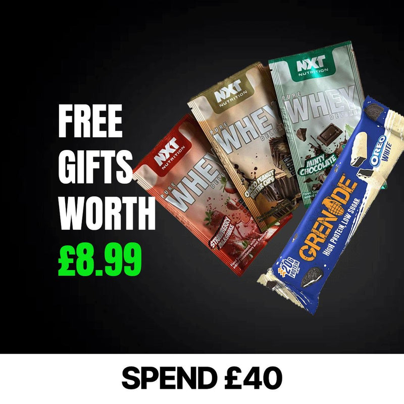 FREE Grenade Bar Oreo White + 3 Whey Samples - VALUE £8.99