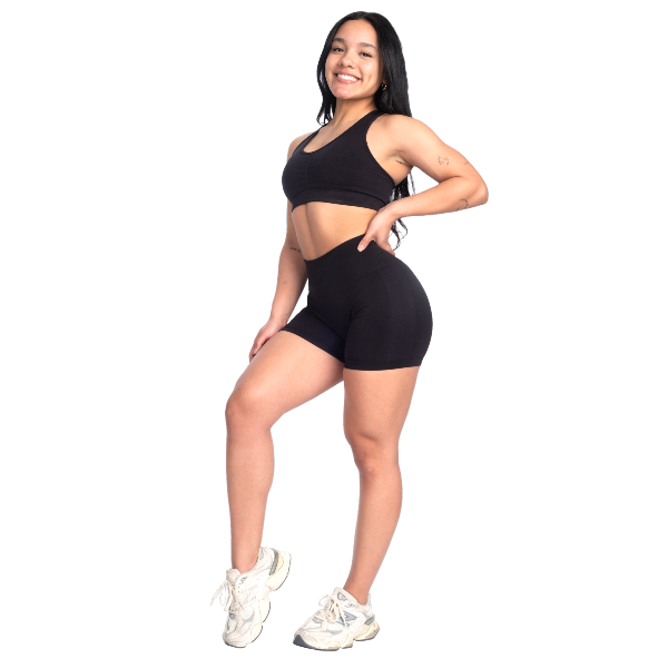 Better Bodies Scrunch Shorts - Black V2