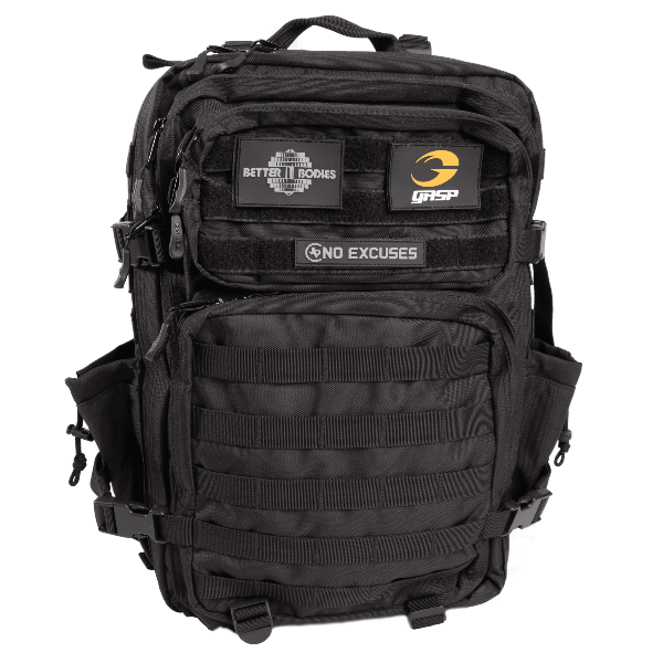 GASP &amp; Better Bodies Tactical Back Pack - Black