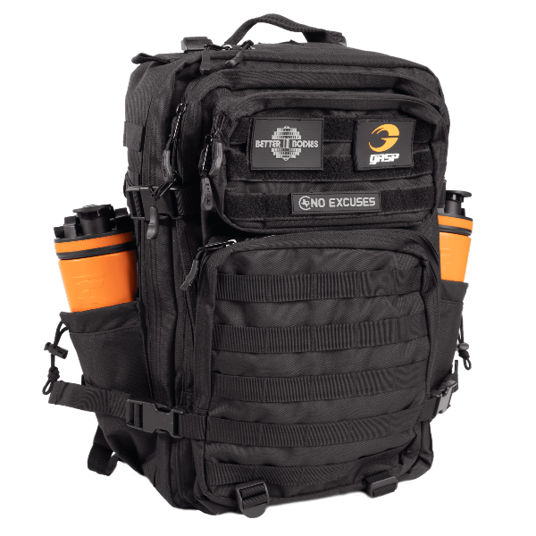 GASP &amp; Better Bodies Tactical Back Pack - Black