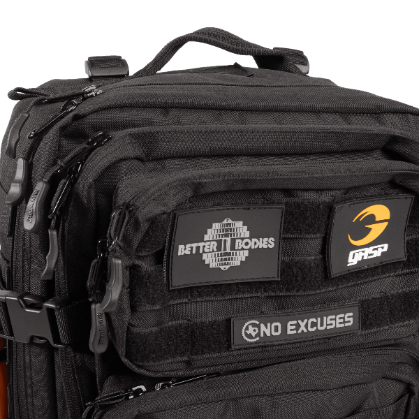 GASP &amp; Better Bodies Tactical Back Pack - Black