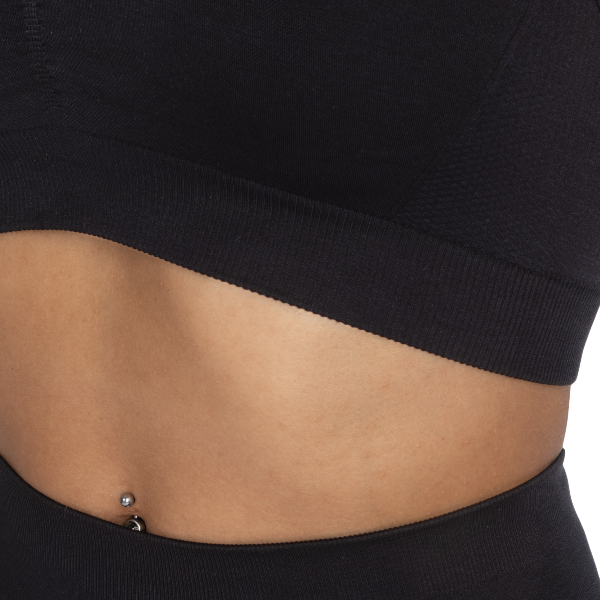 Better Bodies Scrunch Sports Bra - Black V2