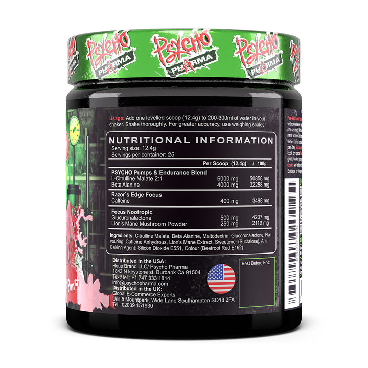 Psycho Pharma Edge Of Insanity Pre Workout