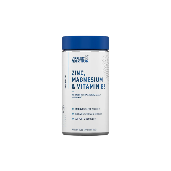 Applied Nutrition Zinc, Magnesium & Vitamin B6 Capsules With Ashwagandha (ZMA)