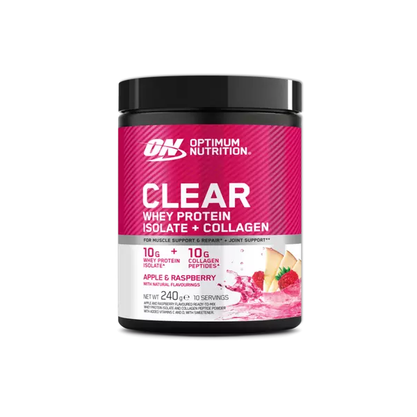 Clear Whey Protein Isolate + Collagen Powder