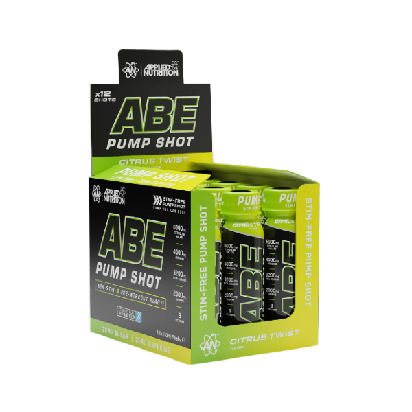 Applied Nutrition ABE Pump Pre Workout Shots - Stim Free x 12