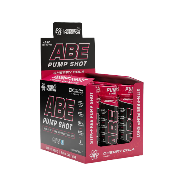 Applied Nutrition ABE Pump Pre Workout Shots - Stim Free x 12
