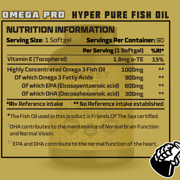 BEAST Pharm Omega 3 PRO