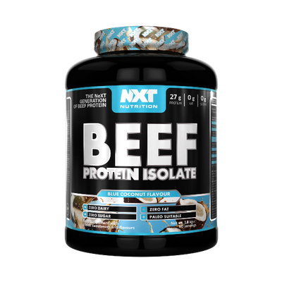 NXT Nutrition Beef Protein Iso 1.8kg+20% Extra Free (selected flavours)