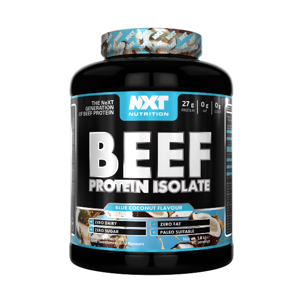 NXT Nutrition Beef Protein Iso 1.8kg+20% Extra Free (selected flavours)