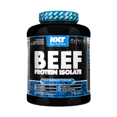 NXT Nutrition Beef Protein Iso 1.8kg+20% Extra Free (selected flavours)