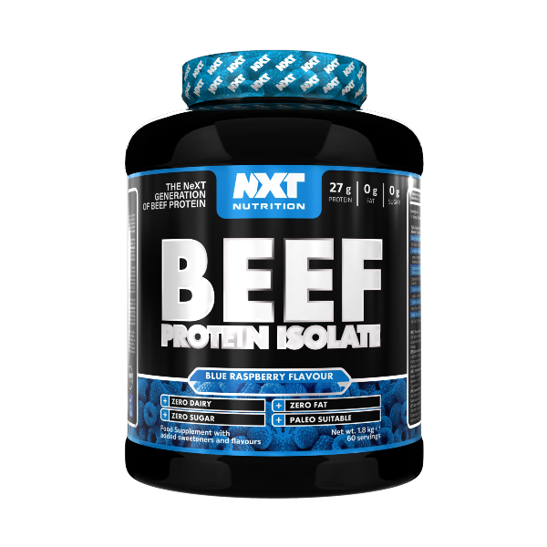 NXT Nutrition Beef Protein Iso 1.8kg+20% Extra Free (selected flavours)
