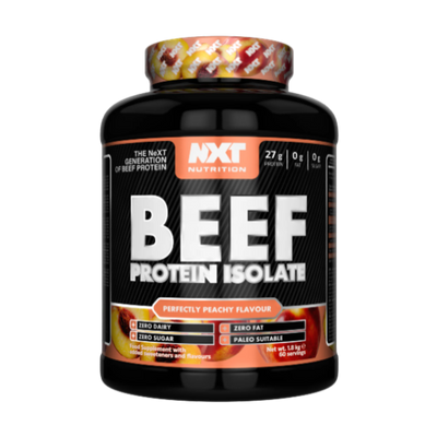 NXT Nutrition Beef Protein Iso 1.8kg+20% Extra Free (selected flavours)