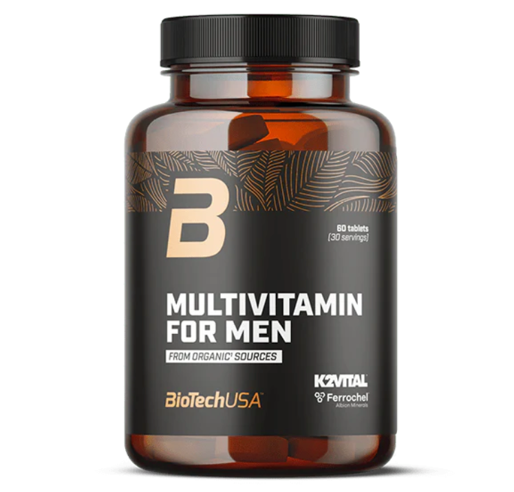 Biotech USA Multivitamin For Men from organic sources - 60 tbl