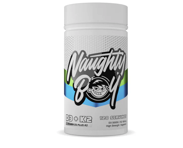 Naughty Boy D3 &amp; K2 120 tablets