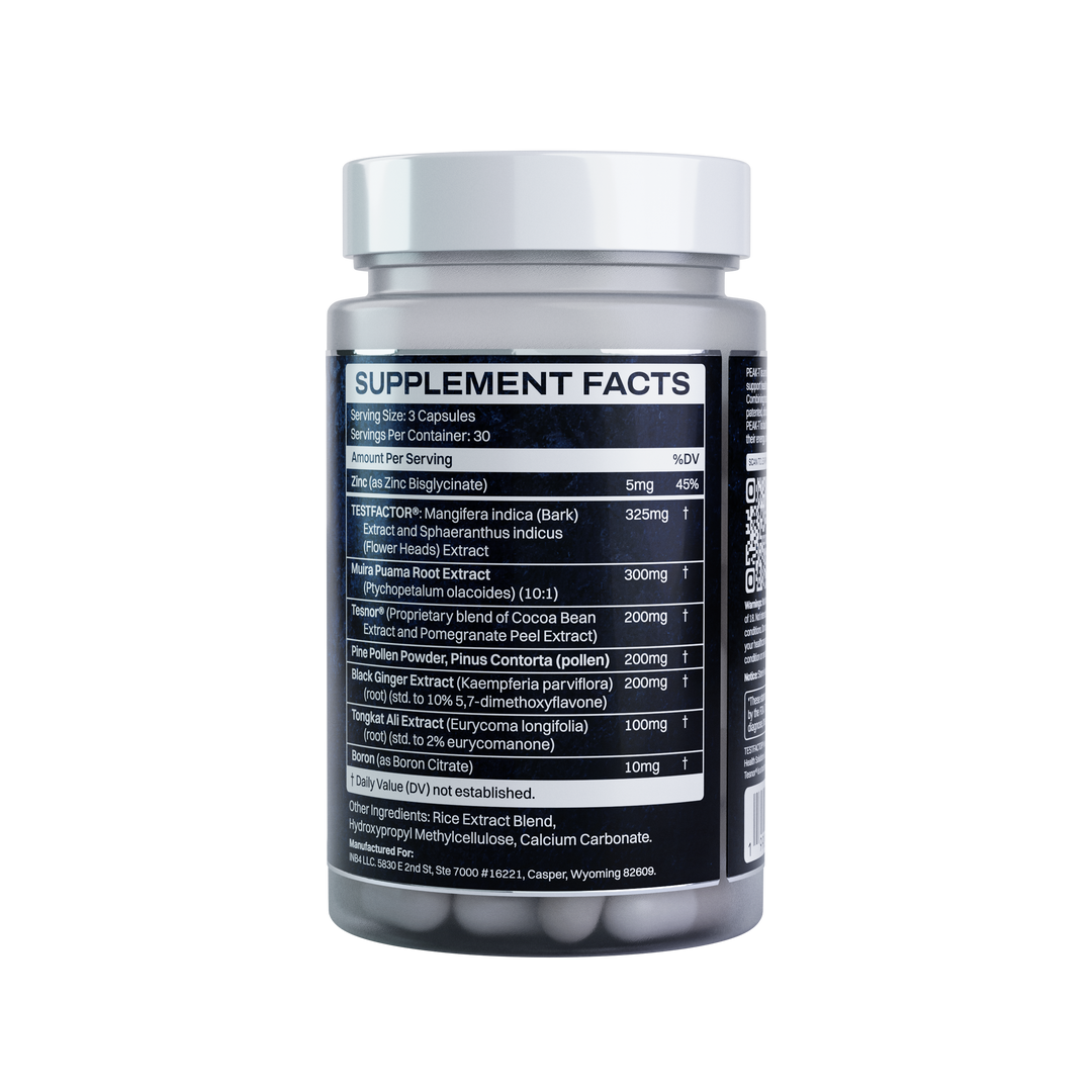 PEAK-T™ - Next-Gen Testosterone Support (90 Capsules) PRE SALE