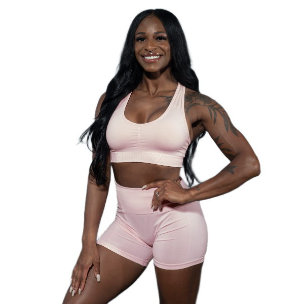 Better Bodies Scrunch Sports Bra - O.G Pink