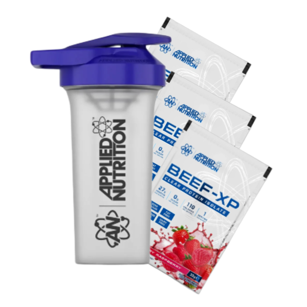 Applied Nutrition BEEF-XP Sample Pack + 700ml SHAKER (3 x Samples)