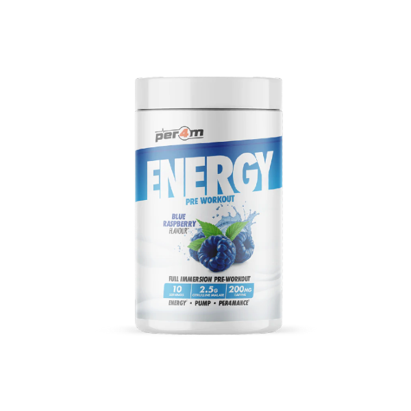 Energy Pre-Workout Blue Raspberry (65g - 10 Servings)