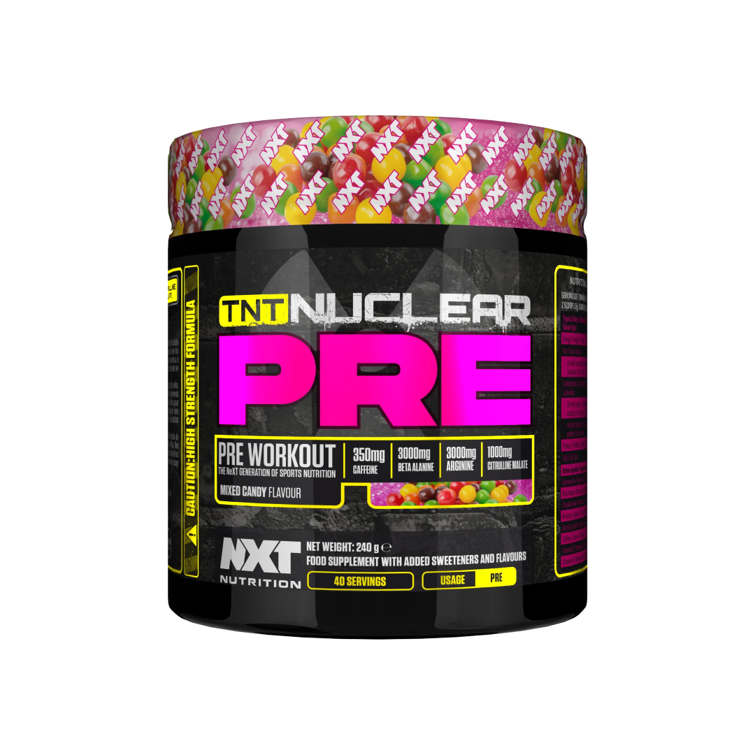 NXT Nutrition TNT PRE-workout 40 servings (older clumpy formula)