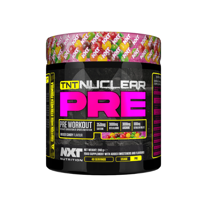 NXT Nutrition TNT PRE-workout 40 servings (older clumpy formula)