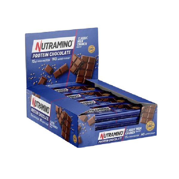 Nutramino Classic Milk Crunch Bar 16 x 50g