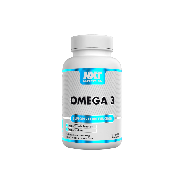 NXT Omega 3 - 60 capsules – Nutrition & Internet Supplements Limited