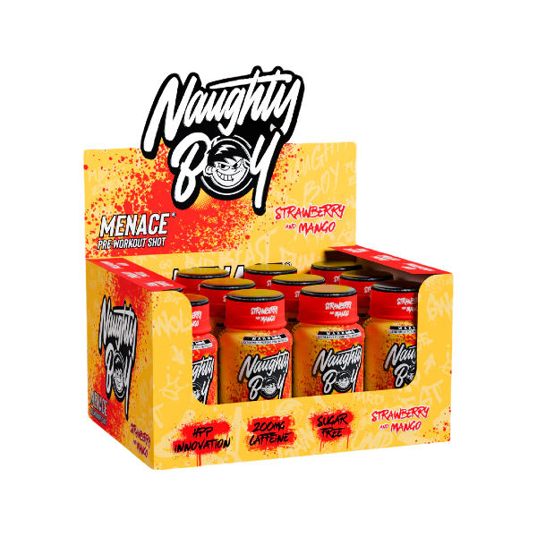 Naughty Boy Menace Pre-Workout Shot x 12 (BBE JAN 26)