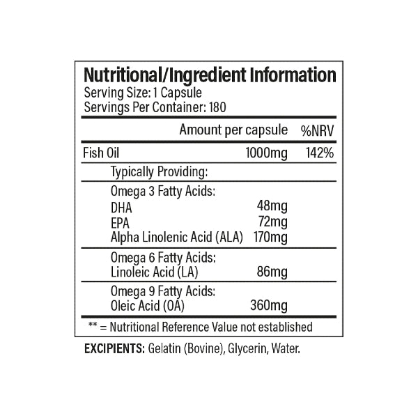 TrainedByJP TBJP Omega 3-6-9