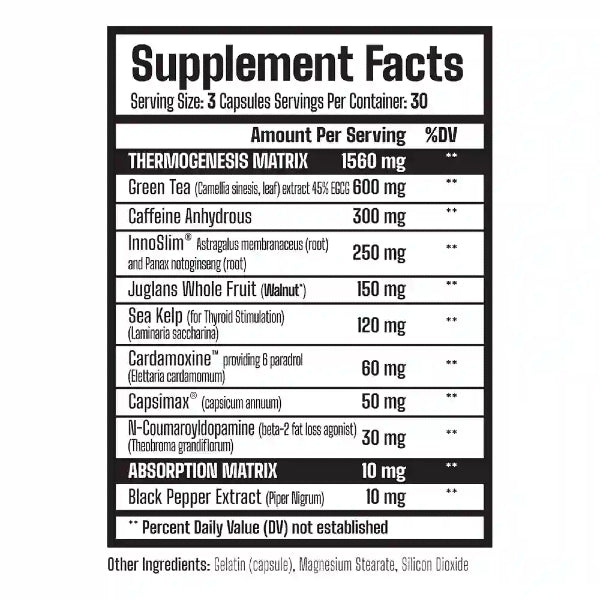 Muscle Rage - LIPODROL - Fat Burner