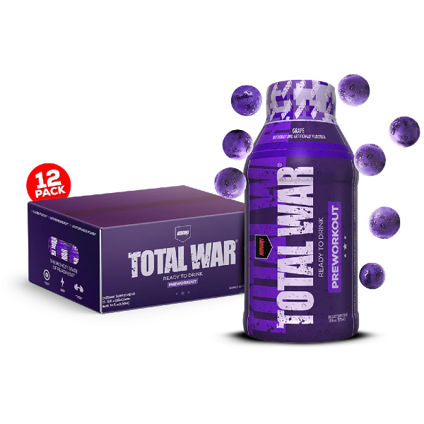 TOTAL WAR Ready To Drink Preworkout x 12