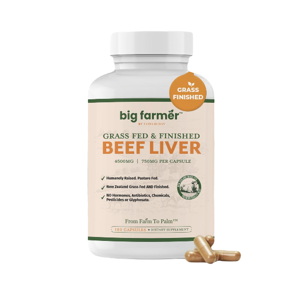 BIG FARMER 180 Beef Liver Capsules