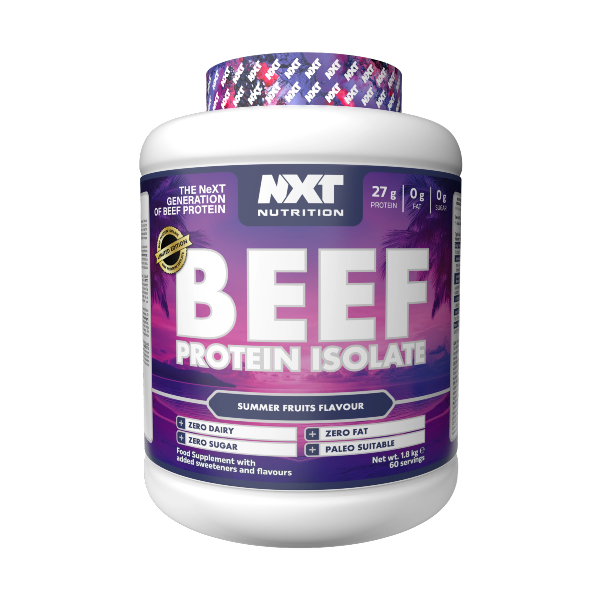 NXT Nutrition Beef Protein Isolate 1.8kg + Free Gift