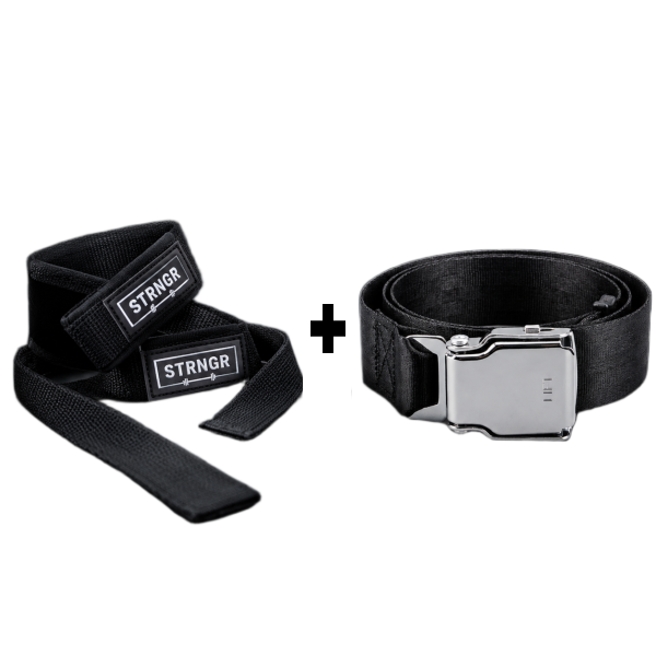 The Lock-in Bundle (Lifting Straps + Seat Belt)