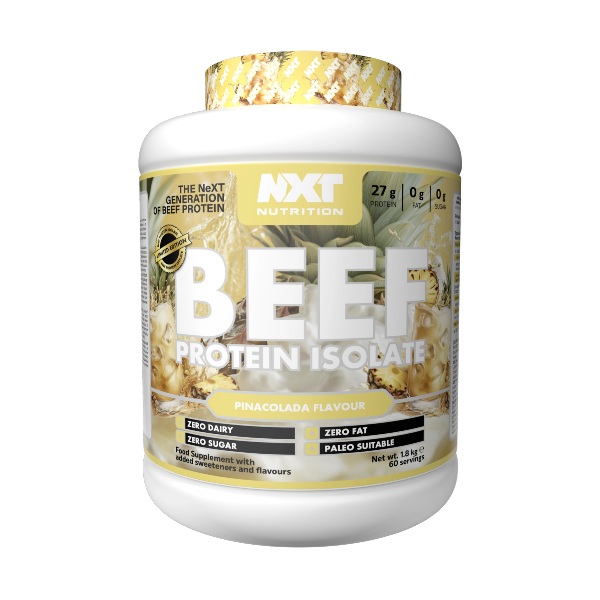 NXT Nutrition Beef Protein Isolate 1.8kg + Free Gift