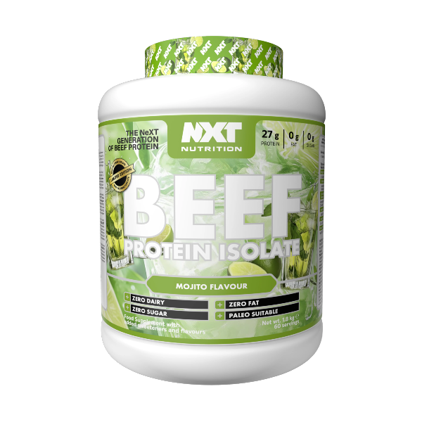 NXT Nutrition Beef Protein Isolate 1.8kg + Free Gift
