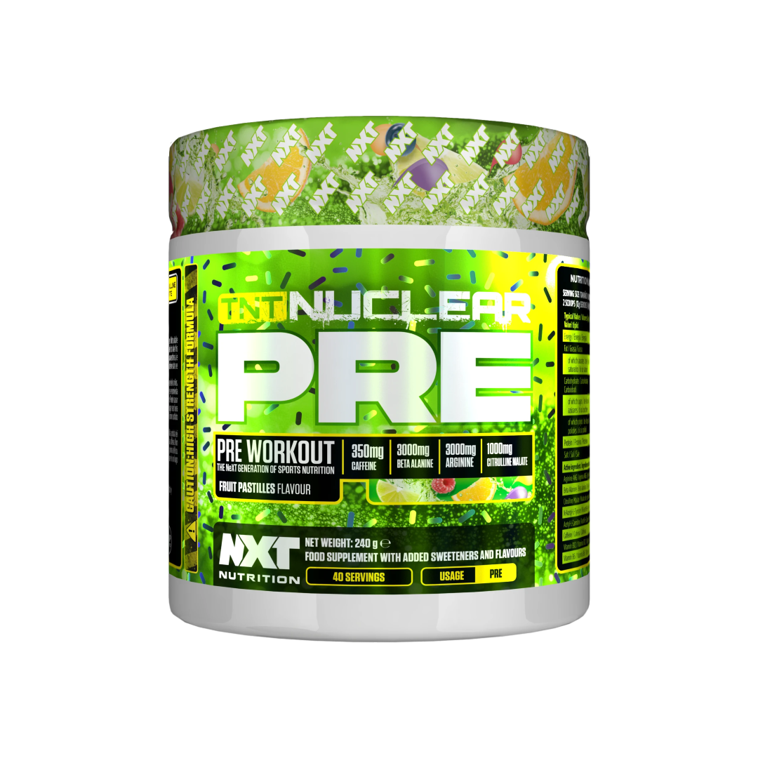 NXT Nutrition TNT PRE-workout 40 servings (older clumpy formula)