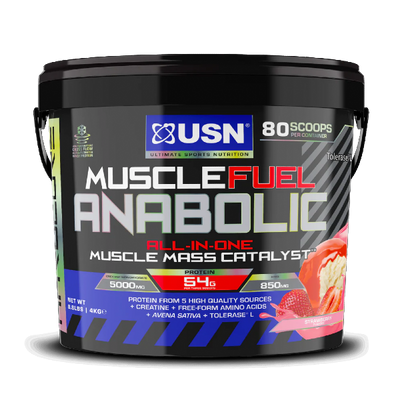 USN 4KG Muscle Fuel Anabolic (ALL-IN-ONE GAIN PROTEIN POWDER)