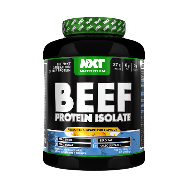 NXT Nutrition Beef Protein Isolate 1.8kg + Free Gift