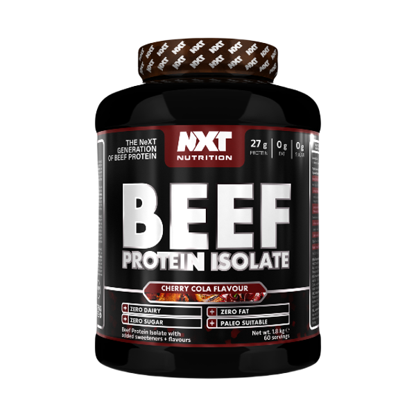 NXT Nutrition Beef Protein Isolate 1.8kg + Free Gift