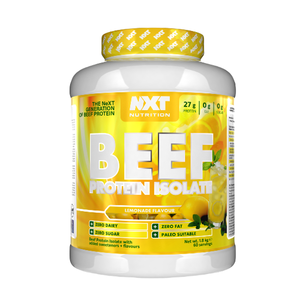NXT Nutrition Beef Protein Isolate 1.8kg + Free Gift