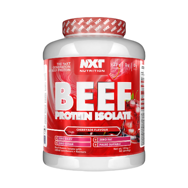 NXT Nutrition Beef Protein Isolate 1.8kg + Free Gift