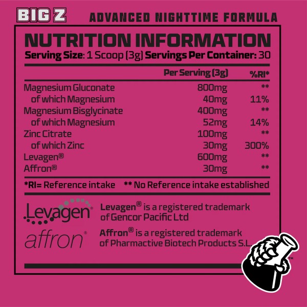 Beast Pharm BIG Z Powder (Advanced Nighttime Formula)