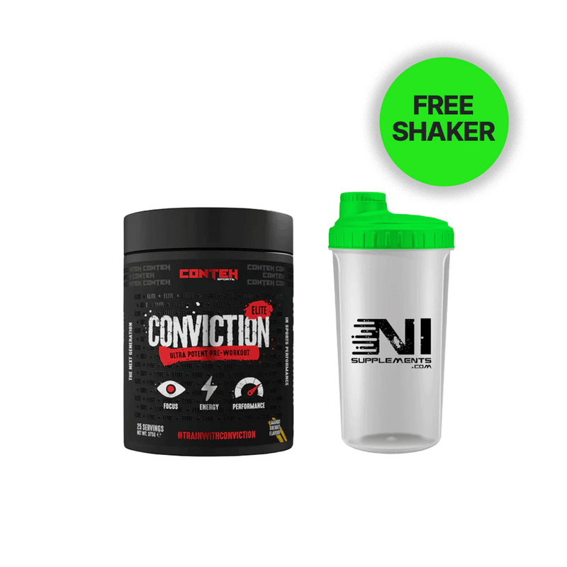 Conteh Sports Conviction Elite Pre-workout + FREE Shaker (1)