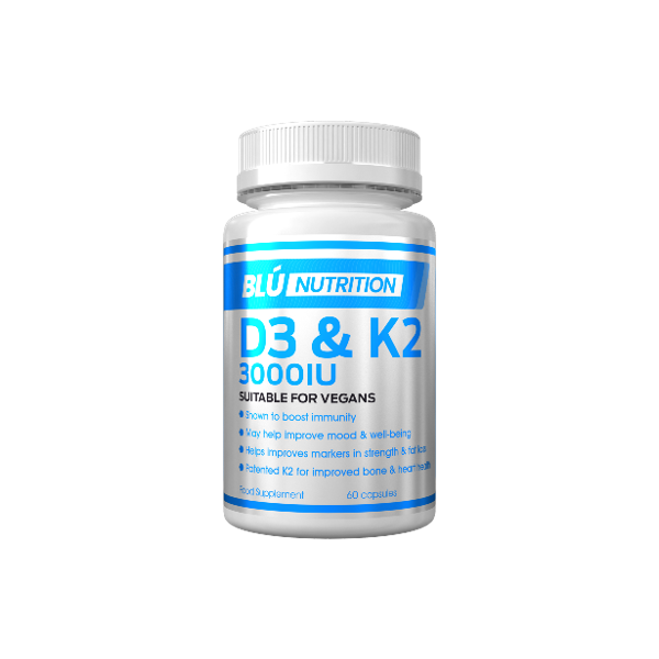 Blu Nutrition Vitamin D3 &amp; K2