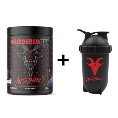 Murdered Out INSIDIOUS Pre-Workout & FREE Insidious Shaker!