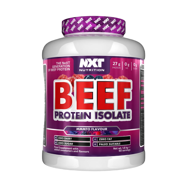 NXT Nutrition Beef Protein Isolate 1.8kg + Free Gift