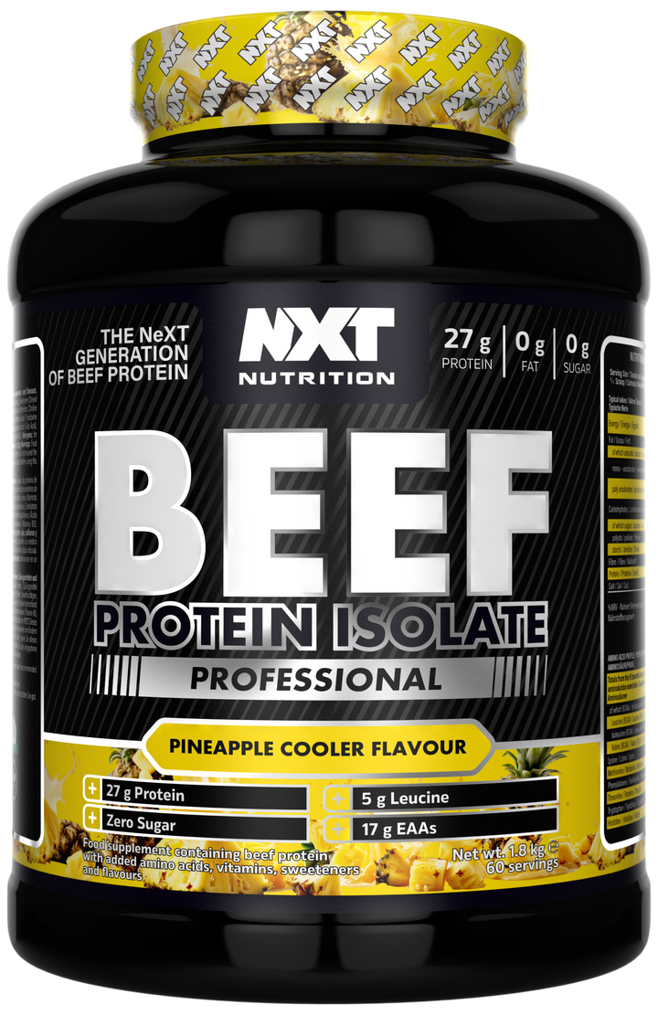 NXT Nutrition Beef Protein Isolate Professional 1.8kg - Pineapple Cooler