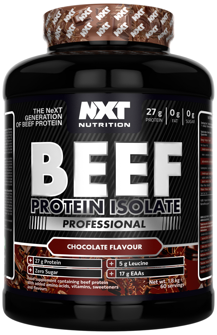 NXT Nutrition Beef Protein Isolate Professional 1.8kg - Chocolate