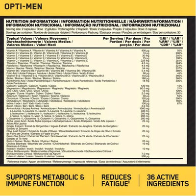 Optimum Nutrition Opti-Men Multi Vitamin